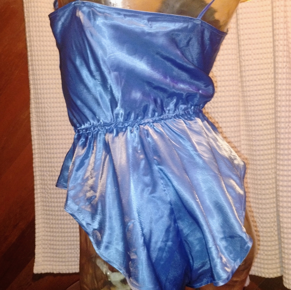 Vintage body suit Cami hi cut